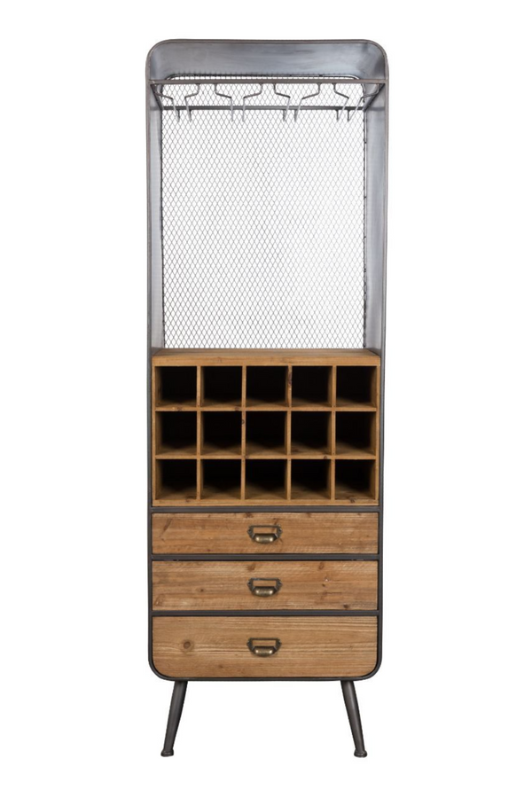 Wooden Wine Cabinet | Dutchbone Vino | DutchFurniture.com