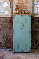 Turquoise Metal Accent Cabinet | Dutchbone Rusty | DutchFurniture.com