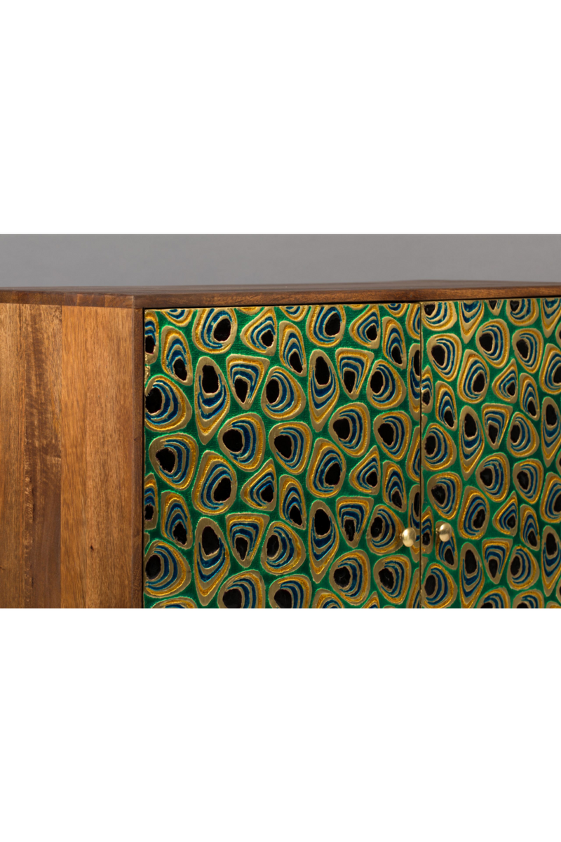 Mango Wood Multi-colored Cabinet | Dutchbone Meena | Dutchfurniture.com