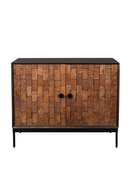 Carved Wood Sideboard | Dutchbone Chisel | DutchFurniture.com