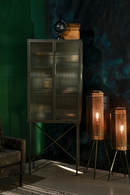 Ribbed Glass Door Cabinet | Dutchbone Boli | Dutchfurniture.com