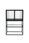 Black Framed Glass Cabinet | Dutchbone Boli | Dutchfurniture.com