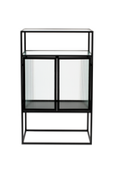 Black Framed Glass Cabinet | Dutchbone Boli | Dutchfurniture.com