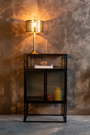 Black Framed Glass Cabinet | Dutchbone Boli | Dutchfurniture.com