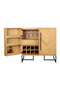 Herringbone Patterned Acacia Cabinet | Dutchbone Class | Dutchfurniture.com