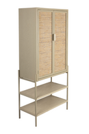 Fir & Rattan Cabinet | Dutchbone Yasu | Dutchfurniture.com