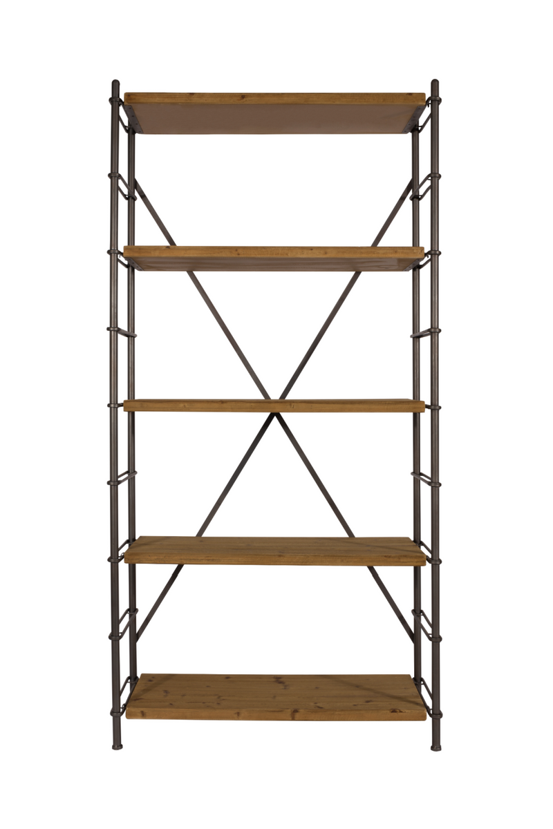 5-Shelf Storage Cabinet | Dutchbone Iron | Dutchfurniture.com