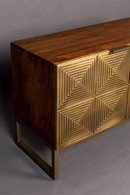 Art Deco Brass Sideboard | Dutchbone Volan | DutchFurniture.com