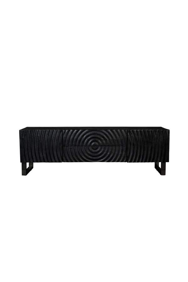 Black Acacia Modern Sideboard | Dutchbone Coals | Dutchfurniture.com