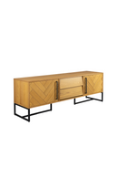 Wooden Herringbone Sideboard | Dutchbone Class | Oroatrade.com