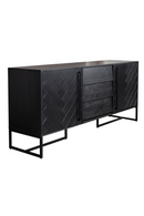 Wooden Herringbone Patterned Sideboard | Dutchbone Class | Dutchfurniture.com