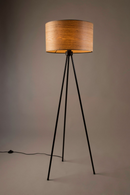 Drum Shade Tripod Floor Lamp | Dutchbone Woodland | DutchFurniture.com