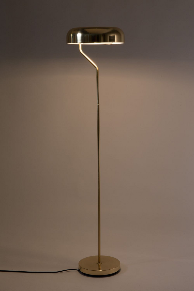 Brass Task Floor Lamp | Dutchbone Eclipse | DutchFurniture.com