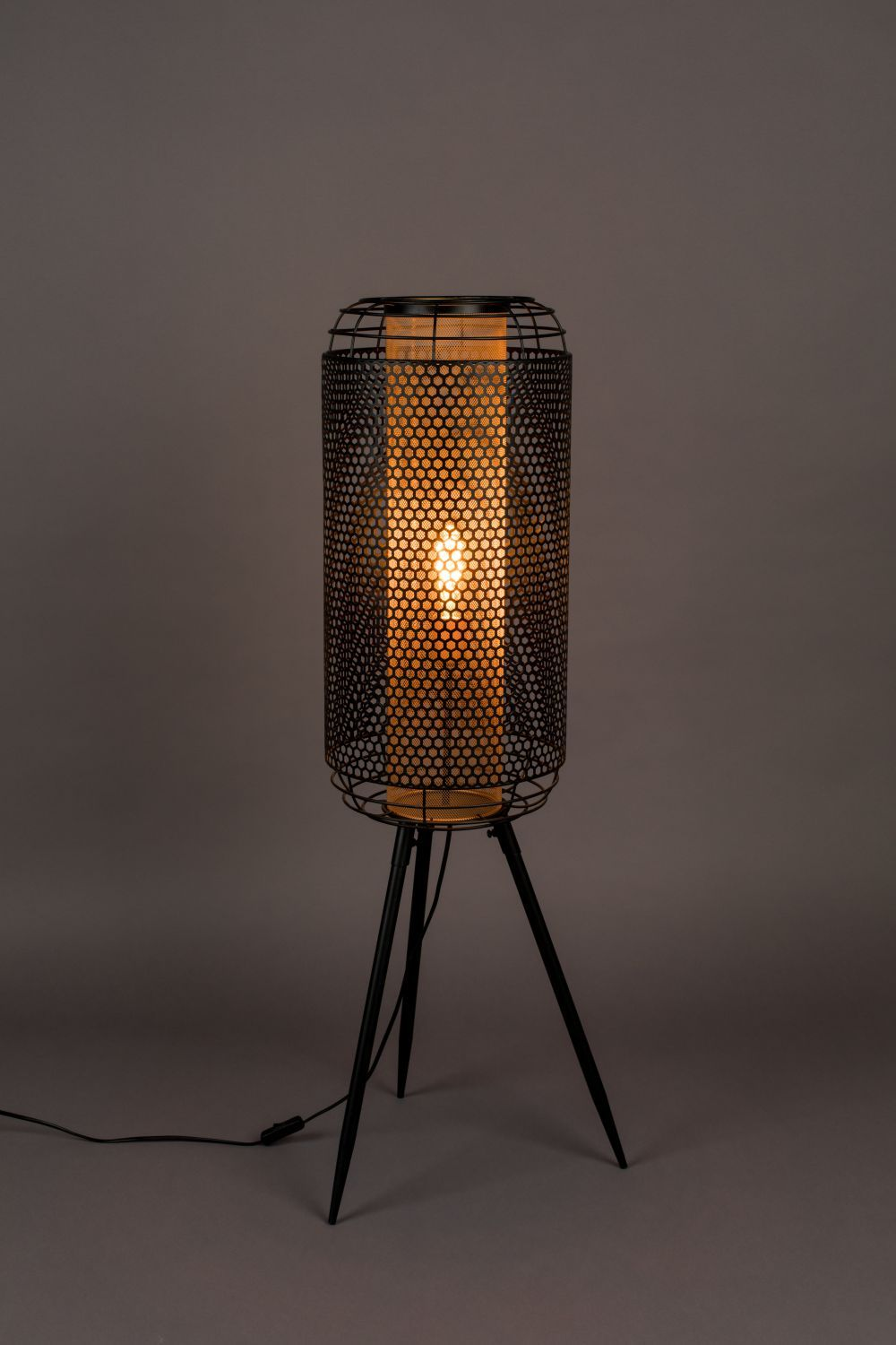 Mesh Tube Tripod Floor Lamp M | Dutchbone Archer | Oroatrade.com