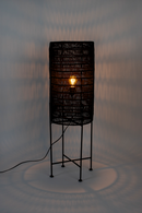 Cylindrical Jute Floor Lamp | Dutchbone Kari | Dutchfurniture.com