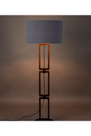 Blue Drum Shade Floor Lamp | Dutchbone Nashville | Dutchfurniture.com