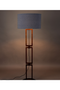 Blue Drum Shade Floor Lamp | Dutchbone Nashville | Dutchfurniture.com