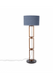 Blue Drum Shade Floor Lamp | Dutchbone Nashville | Dutchfurniture.com