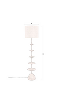 Linen Shade Floor Lamp | Dutchbone Cath | Dutchfurniture.com