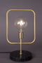Brass Exposed Bulb Table Lamp | Dutchbone Cubo | Oroatrade.com