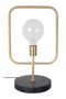 Brass Exposed Bulb Table Lamp | Dutchbone Cubo | Oroatrade.com