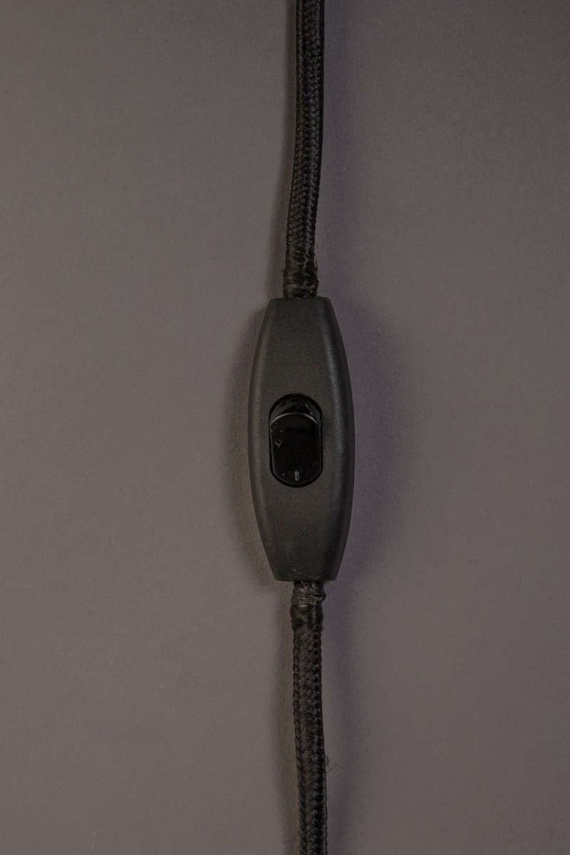 Matte Black Task Desk Lamp | Dutchbone Devi | DutchFurniture.com