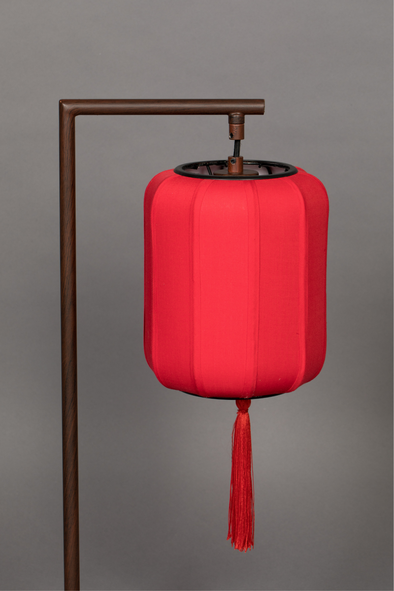 Red Lantern Table Lamp | Dutchbone Suoni | DutchFurniture.com