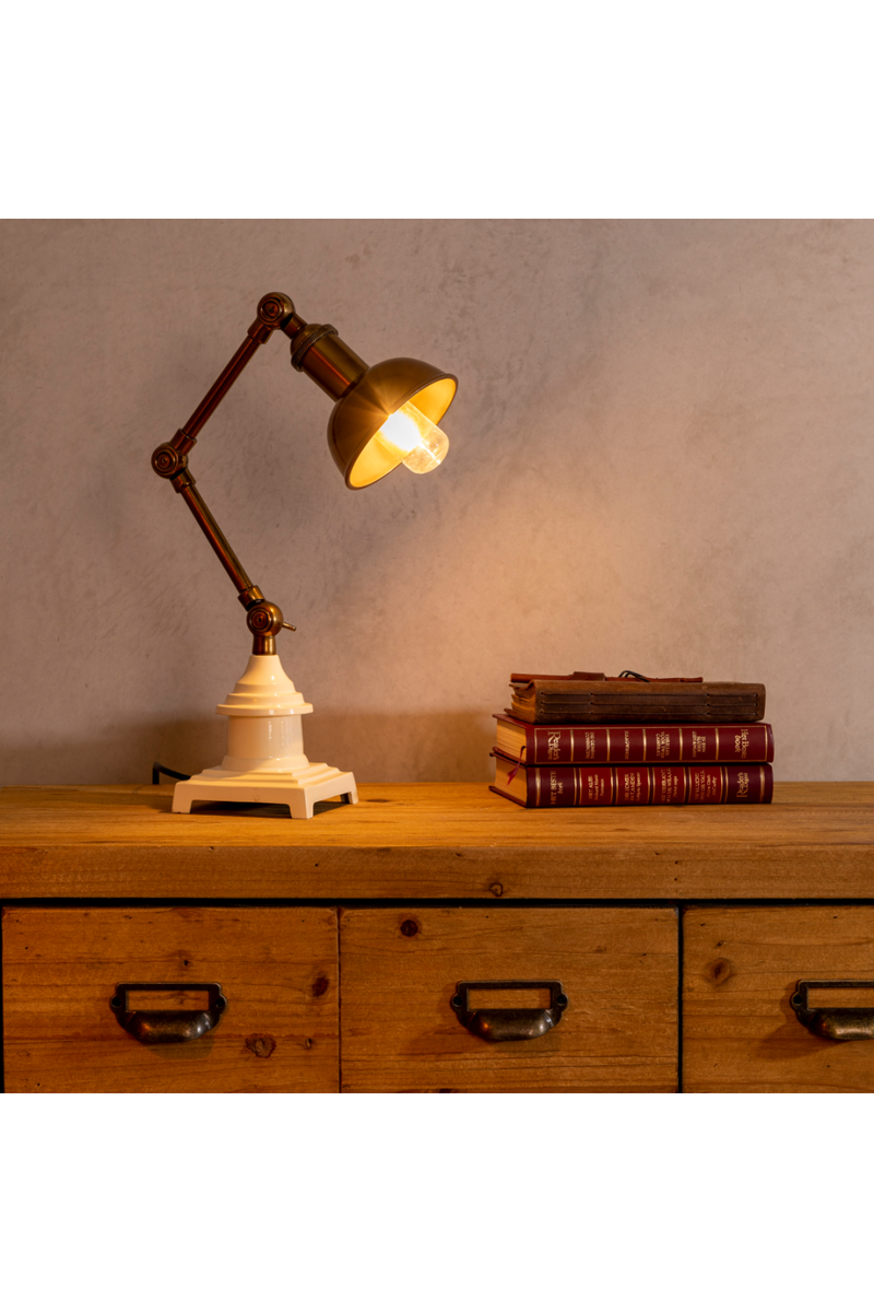 Brass Accent Table Lamp | Dutchbone Verona | Dutchfurniture.com