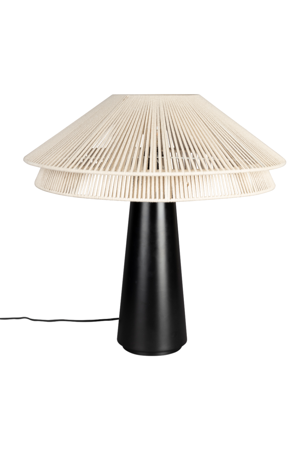 Beige Cotton Thread Table Lamp | Dutchbone Elon | Dutchfurniture.com