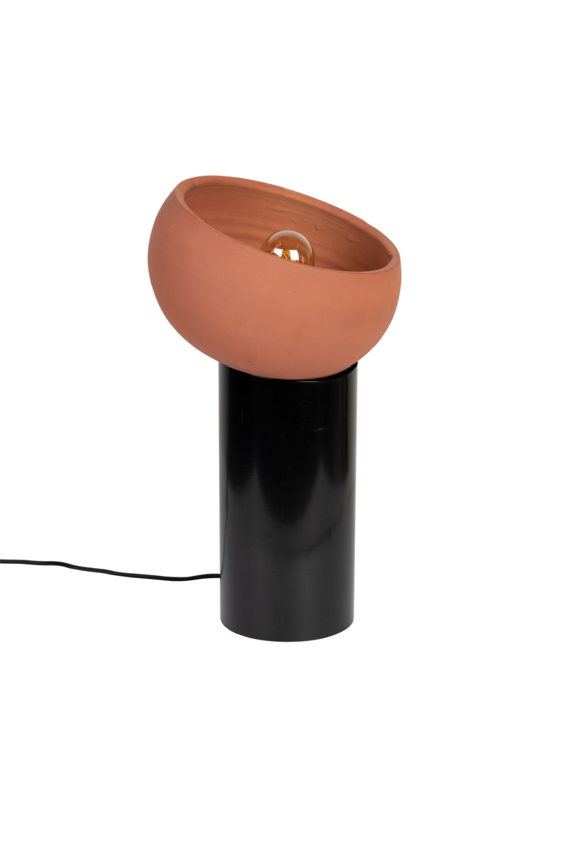 Terracotta Bowl Table Lamp | Dutchbone Zahra | Dutchfurniture.com