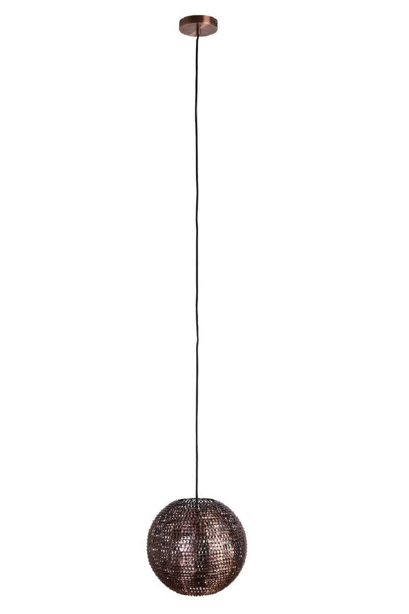 Copper Round Pendant Lamp M | Dutchbone Cooper | DutchFurniture.com
