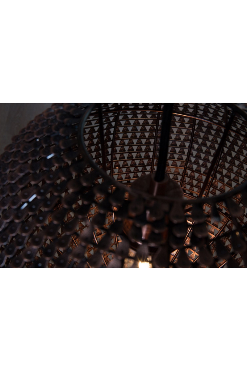 Copper Round Pendant Lamp M | Dutchbone Cooper | DutchFurniture.com