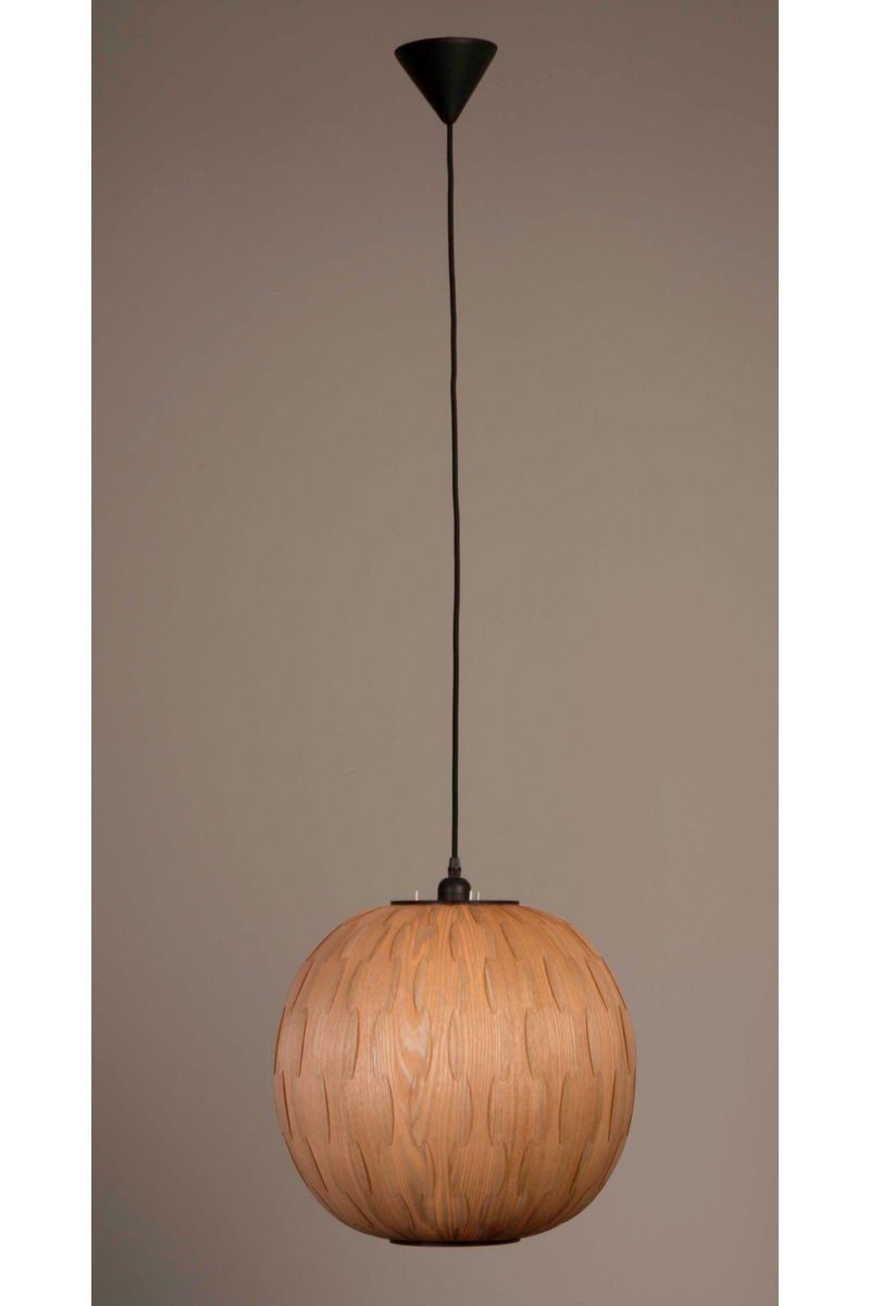 Round Wood Pendant Lamp | Dutchbone Bond | Dutchfurniture.com