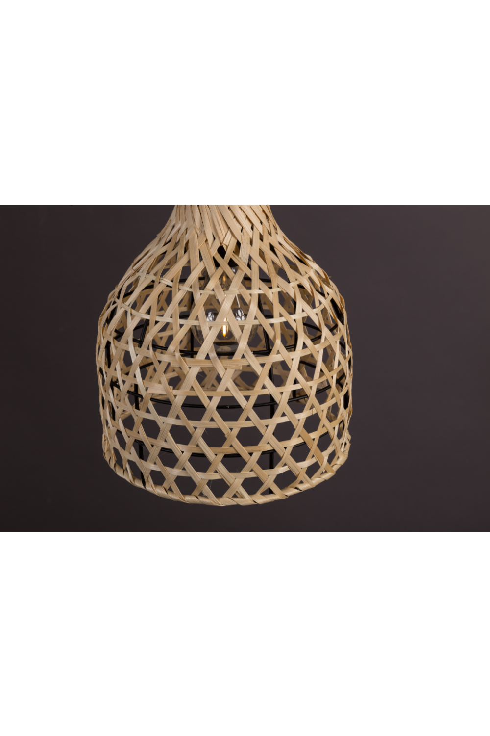 Braided Bamboo Pendant Lamp | Dutchbone Boo | Dutchfurniture.com