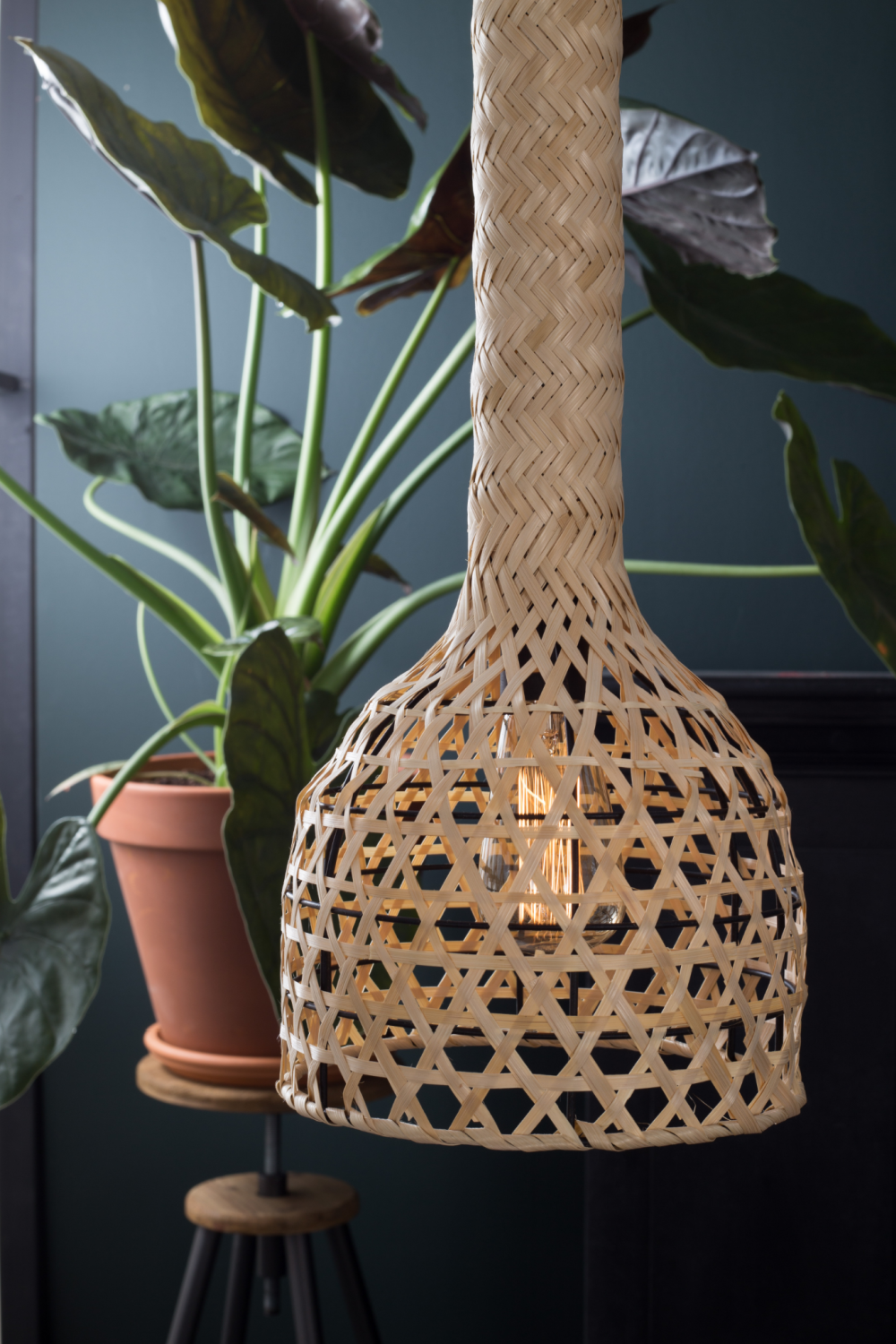 Braided Bamboo Pendant Lamp | Dutchbone Boo | Dutchfurniture.com