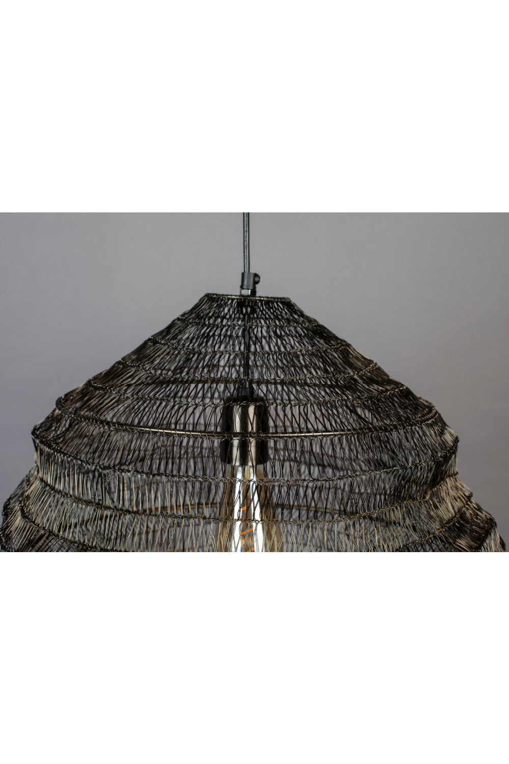 Sculptural Black Pendant Lamp | Dutchbone Luca | Dutchfurniture.com