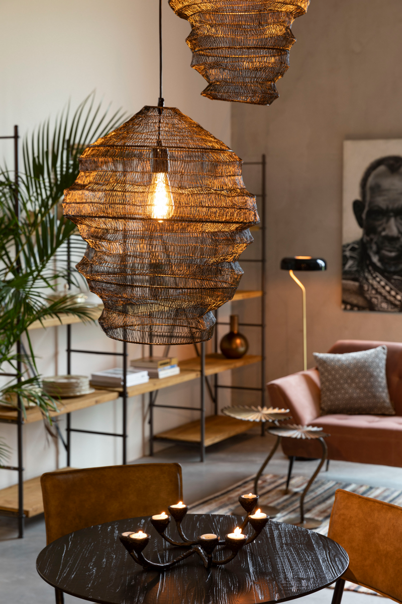 Gepland bevolking Kan worden berekend Sculptural Black Pendant Lamp | Dutchbone Luca | Dutch Furniture –  DUTCHFURNITURE.COM
