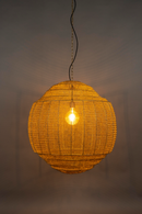 Round Gold Pendant Lamp | Dutchbone Meezan | Dutchfurniture.com