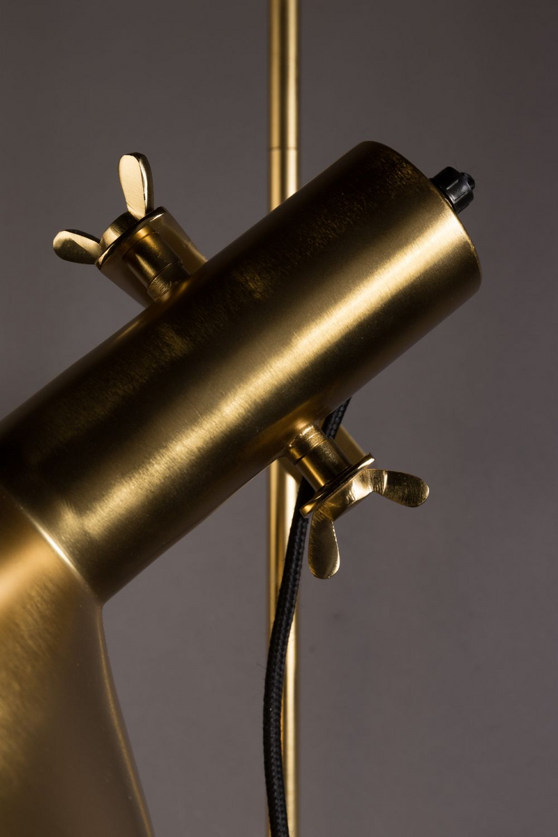 Adjustable Brass Wall Sconce | Dutchbone Karish | DutchFurniture.com