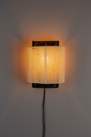 Beige Cotton Thread Wall Lamp | Dutchbone Elon | Dutchfurniture.com