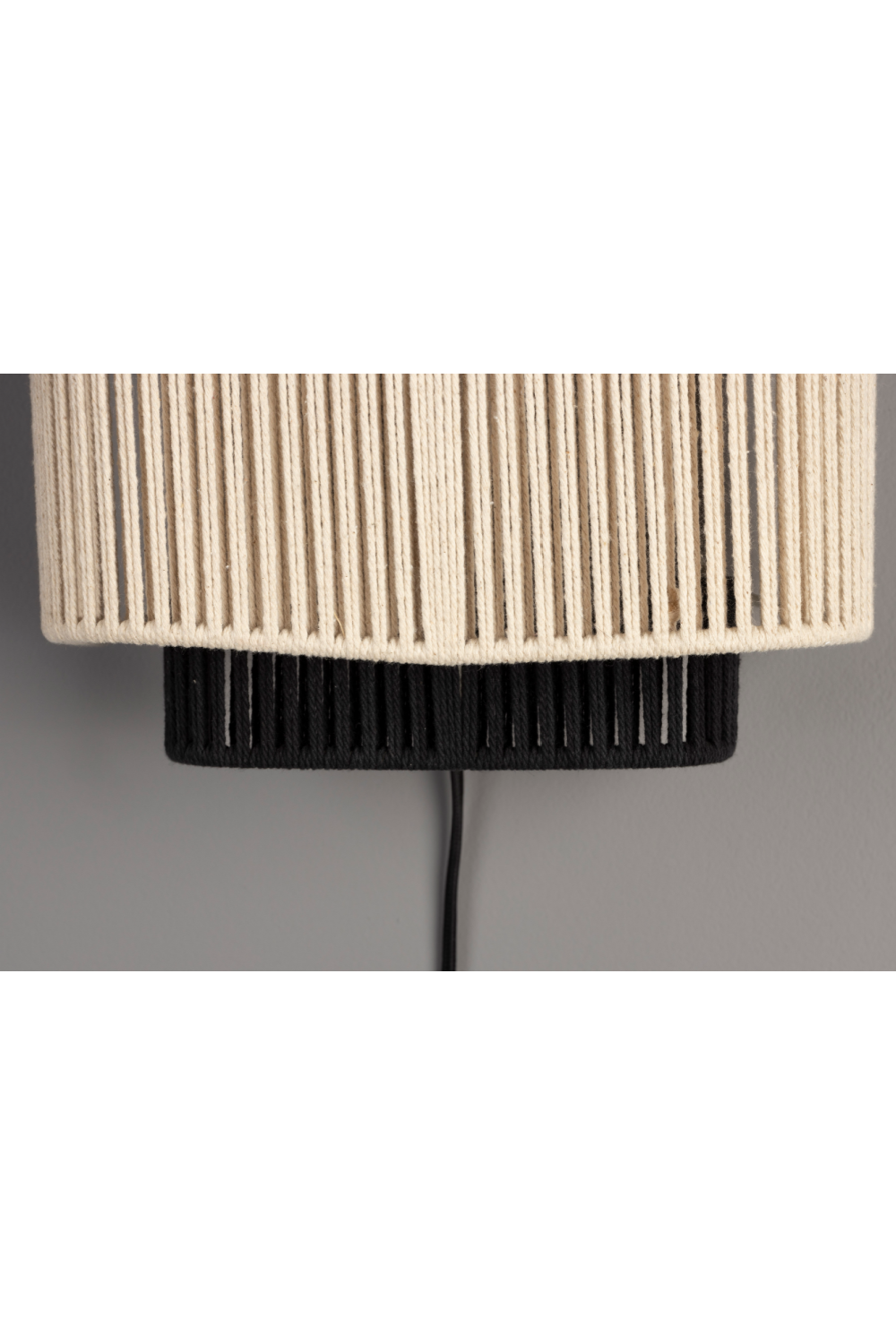 Beige Cotton Thread Wall Lamp | Dutchbone Elon | Dutchfurniture.com