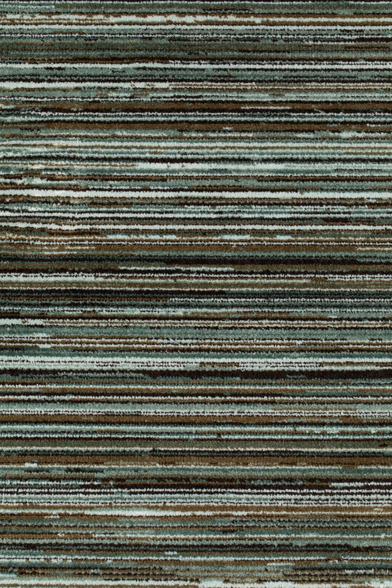 Green Striped Area Rug 5'5" x 8' | Dutchbone Keklapis | DutchFurniture.com