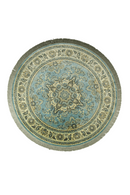 Round Green Area Rug 70" | Dutchbone Bodega | DutchFurniture.com