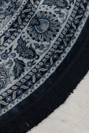 Round Blue Area Rug 70" | Dutchbone Bodega | DutchFurniture.com