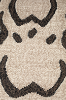 Beige Wool Fringed Carpet | Dutchbone Ayaan | Oroatrade.com