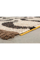 Beige Wool Fringed Carpet | Dutchbone Ayaan | Oroatrade.com