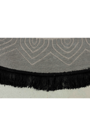 Round Classic Fringed Carpet 6' | Dutchbone Nelson | Dutchfurniture.com