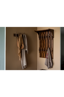 Wooden Wall Coat Rack With Shelf | Dutchbone Jakub | Dutchfurniture.com