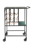 Green Marble Wheeled Trolley | Dutchbone Mil | DutchFurniture.com