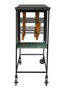 Green Marble Wheeled Trolley | Dutchbone Mil | DutchFurniture.com